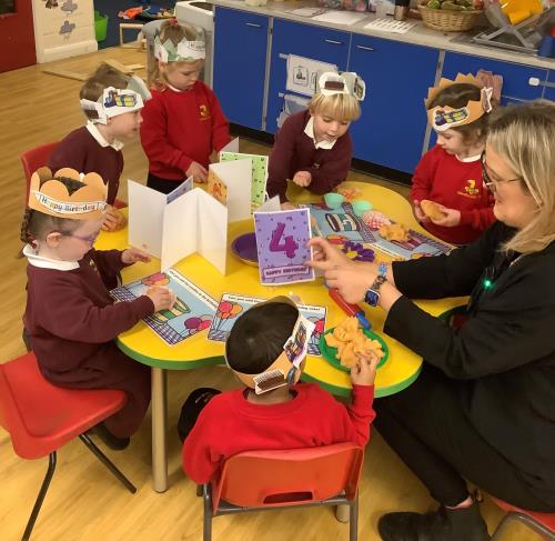 Nursery learn all about birthdays!