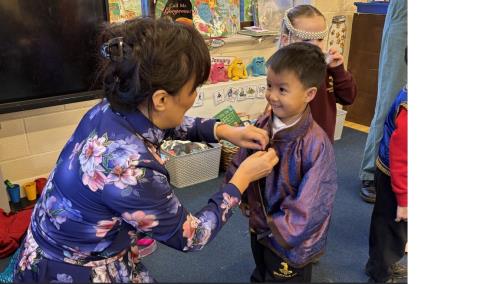 Our Lunar New Year Celebrations:  Lantern Making, Cooking and wearing traditional clothes